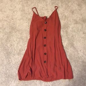 Linen mini dress